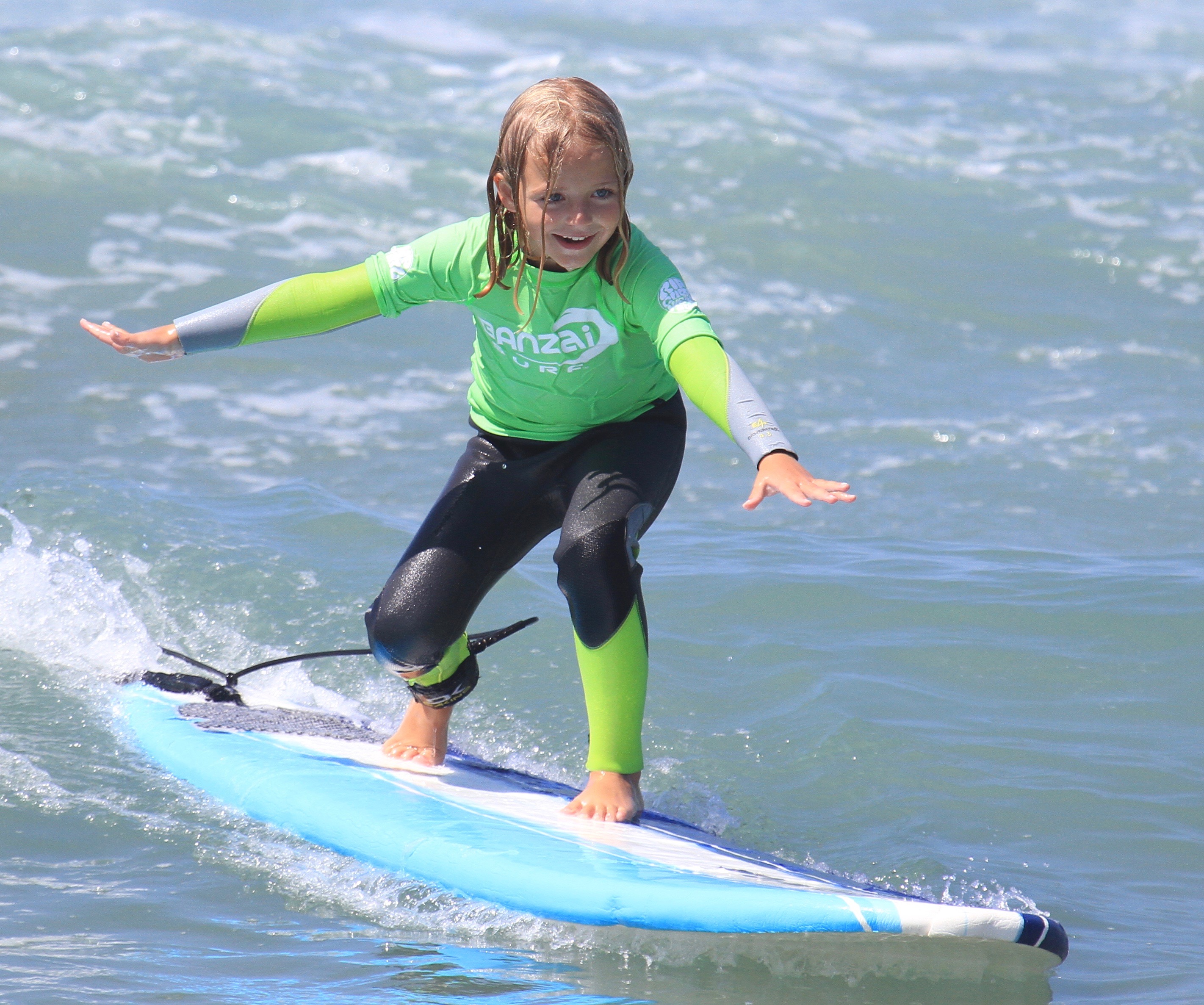 Lucy at Banzai Summer Surf Camp